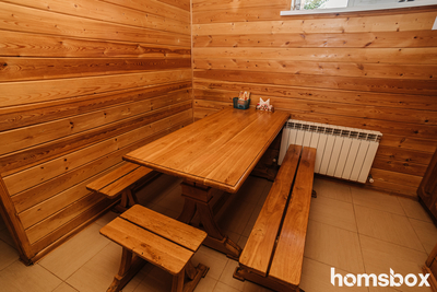 Комплекс «Русские бани на дровах» на ул. Панфиловцев со скидкой 50% Комплекс «Русские бани на дровах» на ул. Панфиловцев со скидкой 50%